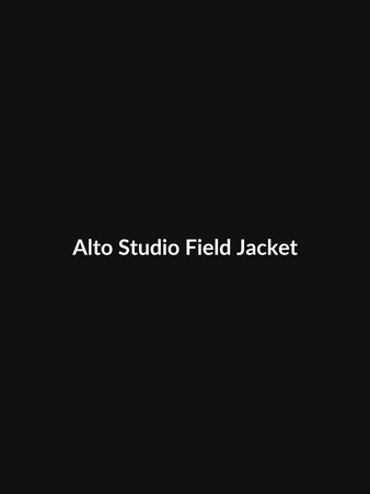 Alto Studio, Alto Studio Field Jacket Black, Black